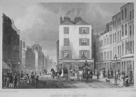 Middle Row, Holborn, London, 1829. Artist: Thomas Barber