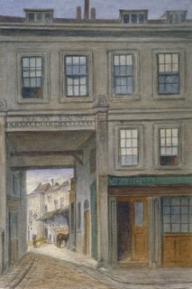 View of New Inn, Old Bailey, City of London, 1868. Artist: JT Wilson