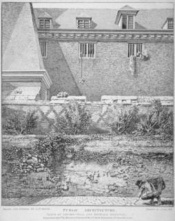 View of parts of London Wall and Old Bethlehem Hospital (Bedlam), City of London, 1814. Artist: John Thomas Smith