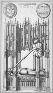Tomb of John of Gaunt, old St Paul's Cathedral, City of London, 1656. Creator: Wenceslaus Hollar.