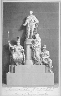 Monument to Charles, Marquis Cornwallis, St Paul's Cathedral, City of London, 1805. Artist: Samuel Rawle