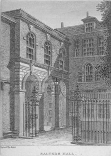 View of Salters' Hall, St Swithin's Lane, City of London, 1800. Artist: William Angus