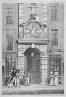 Saddlers' Hall, Cheapside, City of London, 1830. Artist: W Watkins