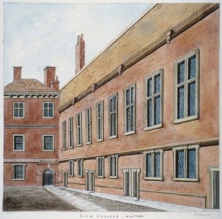 Sion College, City of London, 1806. Artist: Valentine Davis