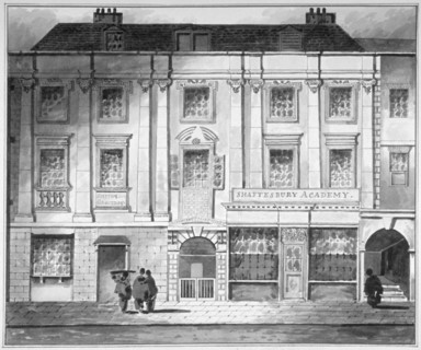 Shaftesbury House, Aldersgate Street, City of London, 1800. Artist: John King