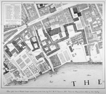 Middle and Inner Temple, City of London, 1871. Artist: Anon