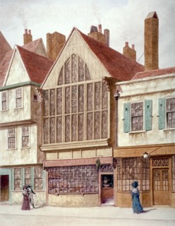 View of Trinity Hall, Aldersgate Street, City of London, 1780. Artist: JT Wilson