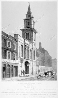 Church of St Vedast Foster Lane, City of London, 1814. Artist: Samuel Rawle