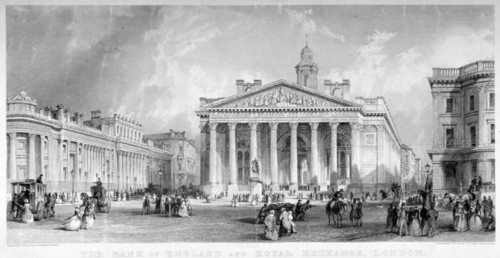 Royal Exchange, City of London, c1850. Artist: TA Prior