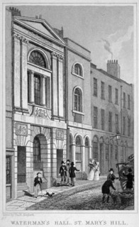 Watermen's and Lightermen's Hall, St Mary at Hill, City of London, 1830. Artist: James Tingle