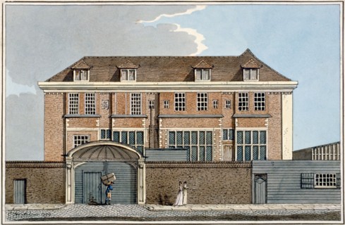 View of Winchester House in Winchester Place, London, 1799. Artist: Charles Tomkins