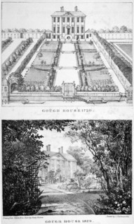 Two views of Gough House, West Road, Chelsea, London, c1830. Artist: Charles Joseph Hullmandel