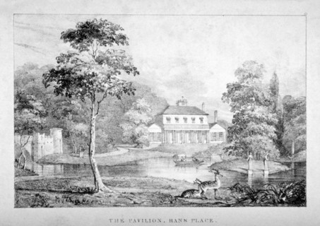 View of the pavilion, Hans Place, Chelsea, London. Artist: Anon