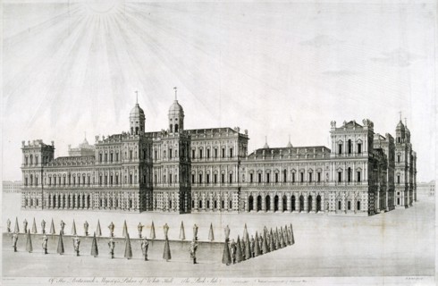 Inigo Jones's intended Whitehall Palace, London, 1749. Artist: DM Muller