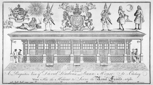 View of David Loudon's Bun House, Pimlico Road, Chelsea, London. Artist: Anon