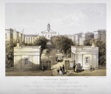 Palestine Place, Bethnal Green, London, c1840. Artist: F Jones