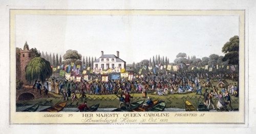 Brandenburgh House, Hammersmith, London, 1820 (1821). Artist: Anon