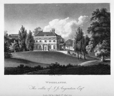 View of Woodlands House, Blackheath, Greenwich, London, 1804. Artist: Anon