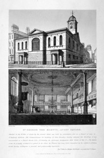 Church of St George the Martyr, Queen Street, Holborn, London, 1818. Artist: John Coney