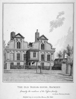 View of a manor house on Shacklewell Green, Hackney, London, 1800. Artist: John Thomas Smith