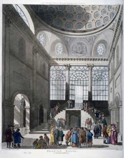Interior view of the Middlesex Sessions House on Clerkenwell Green, London, 1809. Artist: Augustus Charles Pugin