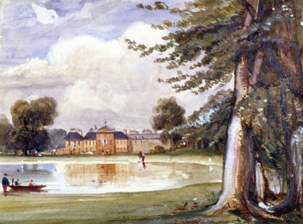 View of Kensington Palace, Kensington, London, c1840. Artist: Edmund Marks