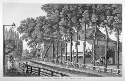 Sadler's Wells Theatre, Finsbury, London, 1813. Artist: Anon