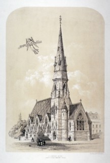 St Silas' Church, Penton Street, Finsbury, London, c1867. Artist: Day & Son