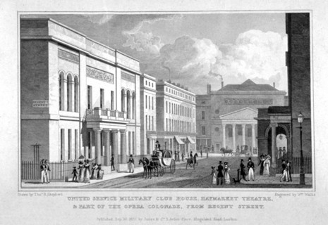 Charles Street, Westminster, London, 1827. Artist: W Wallis