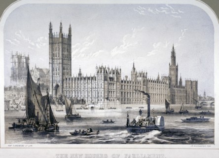 Palace of Westminster, London, c1860. Artist: Robert S Groom
