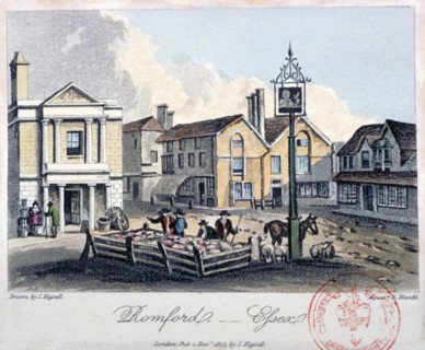 Romford, Essex, 1817. Artist: Daniel Havell