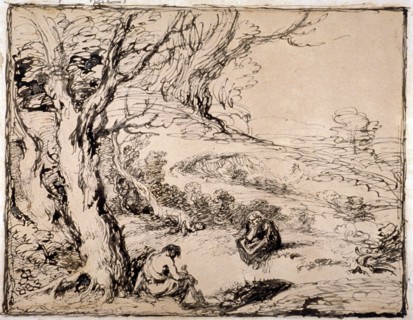 'Timon and Apemantus', 1883. Artist: Sir John Gilbert