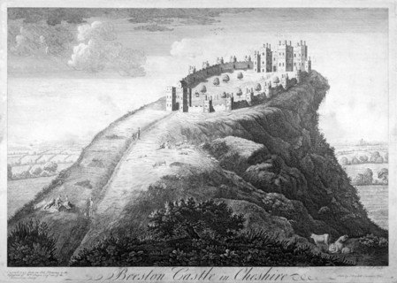 'Beeston Castle in Cheshire', 1747. Artist: John Boydell