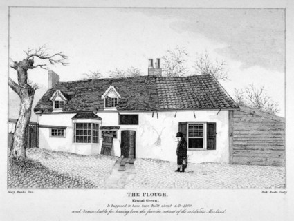 View of The Plough inn, Kensal Green, London, c1820. Artist: Robert Banks