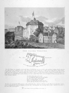The Globe Theatre, Bankside, Southwark, London, 1810. Artist: Anon