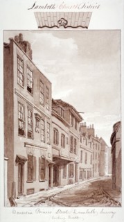 View of Prince's Street, looking north, Lambeth, London, 1828. Artist: Unknown