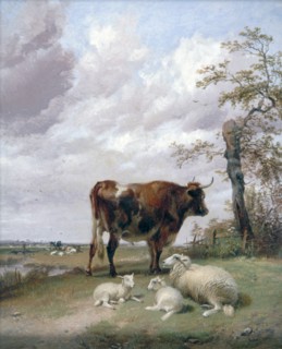 Canterbury Meadows', 19th century. Artist: Thomas Sidney Cooper