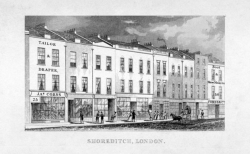 Shoreditch High Street, London, c1825. Artist: Anon