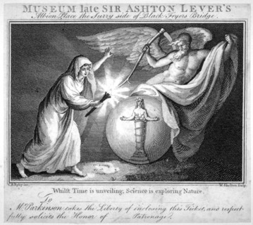 Ticket for the Leverian Museum, Albion Place, Southwark, London, c1805. Artist: William Skelton