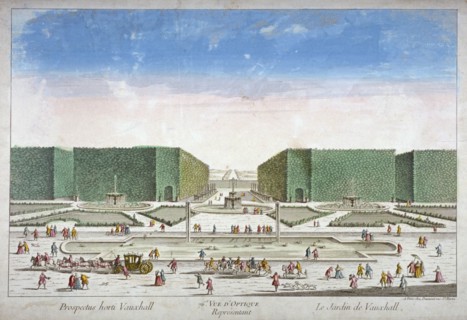 Vauxhall Gardens, Lambeth, London, c1750. Artist: Anon