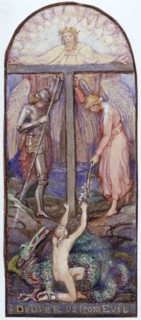 Design for Stained Glass', c1864-1930. Artist: Anna Lea Merritt