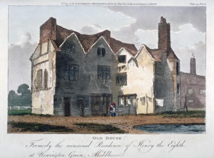 Old house, formerly the occasional residence of Henry VIII at Newington Green, London, 1811. Artist: Anon