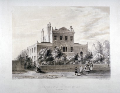 New asylum for infant orphans at Stamford Hill, Stoke Newington, London, c1846. Artist: JT Balcombe