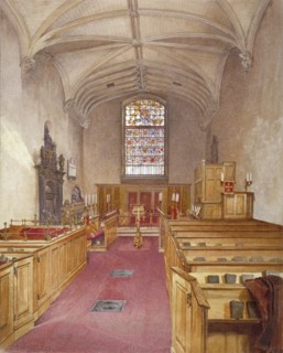 Rolls Chapel, Chancery Lane, London, 1886. Artist: John Crowther