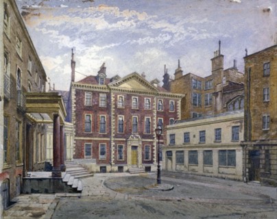 Austin Friars Street, City of London, 1881. Artist: John Crowther