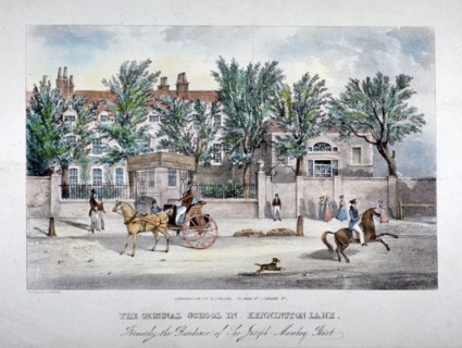 The Licensed Victuallers' School, Kennington Lane, Lambeth, London, c1841. Artist: GF Bragg