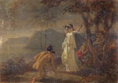 'Ulysses and Nausicaa', c1772-1845. Artist: Robert Smirke