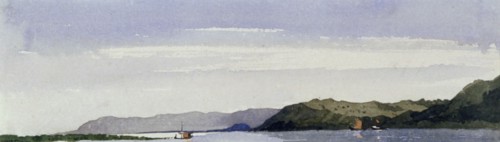'Rajmahal Hills from Above', India, 1843. Artist: William Clerihew