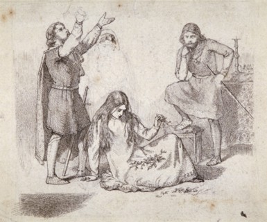 'A Medieval Scene', 19th century. Artist: Fred Walker