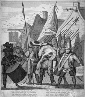 Clements Hill and Southwark Grenadiers, London, 1749. Artist: Anon